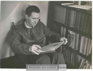 Bertolt Brecht in Sweden, August 1939